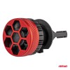 Amio - ΛΑΜΠΕΣ LED H4 10-16V 90W 6.500K 9900lm CAN BUS (ME ΑΝΕΜΙΣΤΗΡΑΚΙ) X3 SERIES - 2ΤΕΜ. (02979/AM)