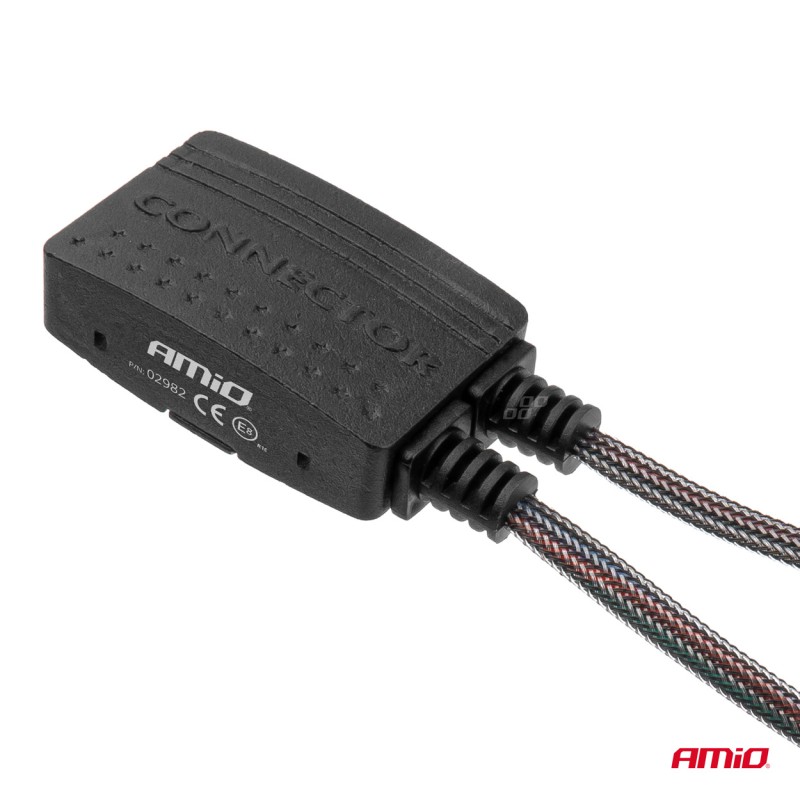 Amio - ΛΑΜΠΕΣ LED CAN-BUS HΒ3 9005 9>16V 90W 6.500K 9900lm (ΜΕ ΑΝΕΜΙΣΤΗΡΑΚΙ) X3 SERIES - 2 Τεμ. (02982/AM)
