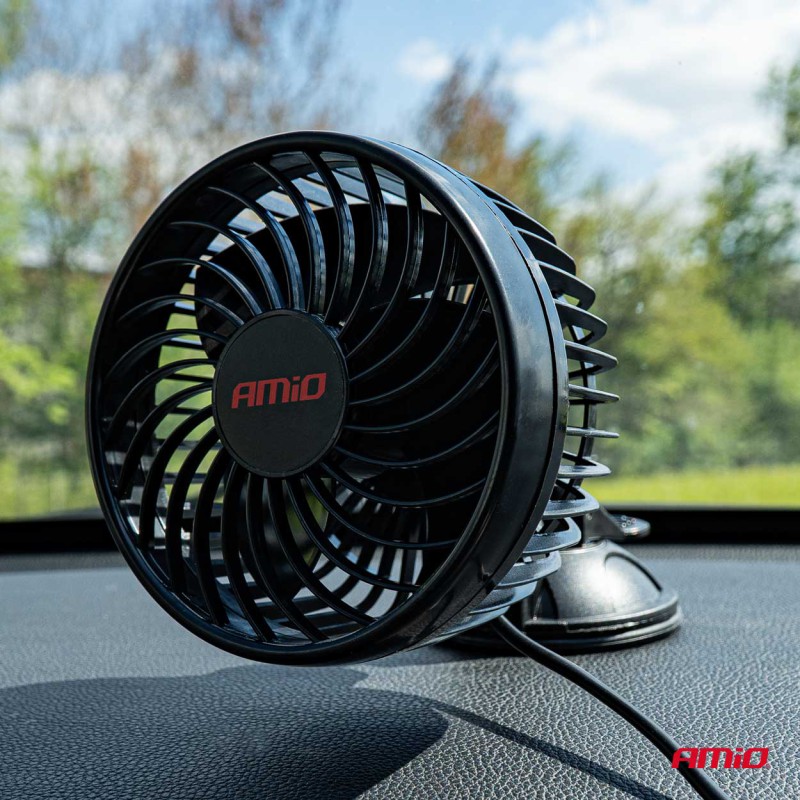 Amio - ΑΝΕΜΙΣΤΗΡΑΣ 12V 6'' (15,2cm) ΜΕ ΦΙΣ ΑΝΑΠΤΗΡΑ 2 ΤΑΧΥΤΗΤΩΝ & ΒΕΝΤΟΥΖΑ PRO SERIES - 1 TEM. 