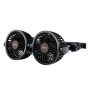 Amio - ΑΝΕΜΙΣΤΗΡΑΣ ΔΙΠΛΟΣ 12V 2χ4''(10,8cm) ΜΕ ΦΙΣ ΑΝΑΠΤΗΡΑ/2 USB 5V & ΣΤΗΡΙΞΗ ΣΤΟ ΠΡΟΣΚΕΦΑΛΟ - 1 TEM. 