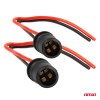 Amio - ΦΙΣΑ 12/24V ΓΙΑ ΛΑΜΠΕΣ T10/ W5W/ W3W/ W16W ME ΚΑΛΩΔΙΟ - 2 ΤΕΜ. (03048/AM)