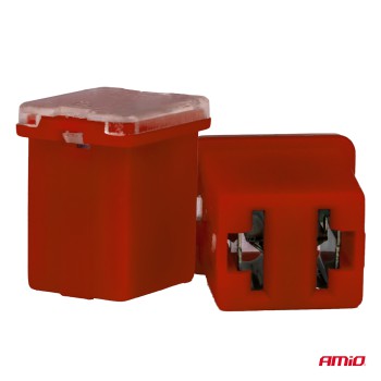 Amio - ΑΣΦΑΛΕΙΕΣ JapVal PAL ΜICRO 14mm ΘΗΛΥΚΕΣ 50A ΣΕ ΚΟΚΚΙΝΟ ΧΡΩΜΑ - 2 Τεμ. (03455/AM)