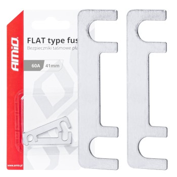 Amio - ΑΣΦΑΛΕΙΕΣ FLAT 41mm 60A - 2 Τεμ. (03492/AM)