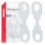 Amio - ΑΣΦΑΛΕΙΕΣ FLAT 42mm 110A - 2 Τεμ. (03503/AM)