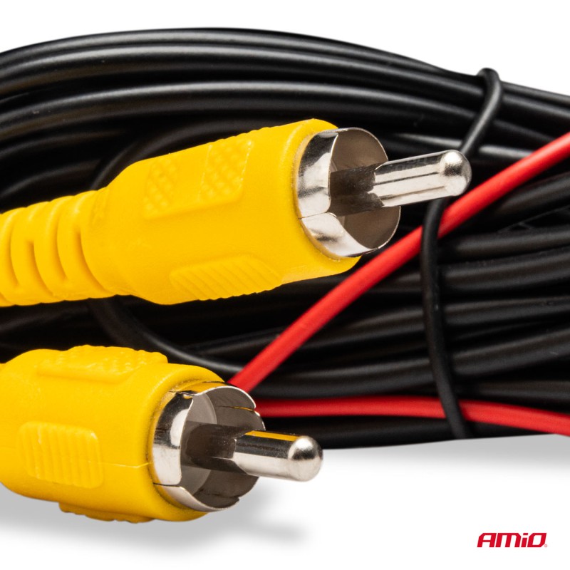Amio - ΚΑΜΕΡΑ ΟΠΙΣΘΟΠΟΡΕΙΑΣ 12V LED ME NYΧΤΕΡΙΝΗ ΛΗΨΗ ΚΑΙ ΤΕΤΡΑΓΩΝΗ ΡΥΘΜΙΣΗ ΚΛΙΣΗΣ HD-315 IR - 1 TEM. (03528/AM)