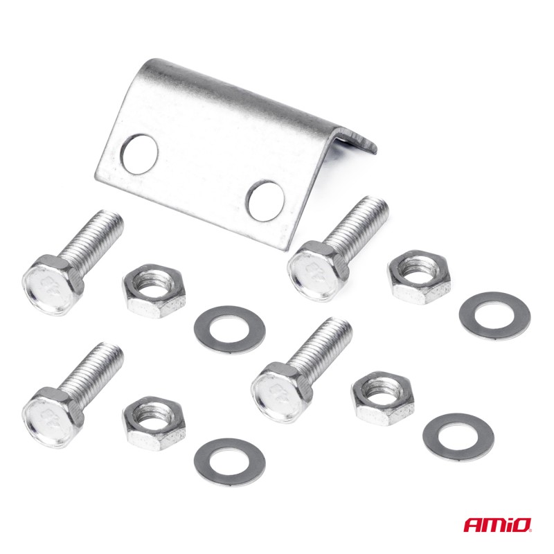 Amio - ΚΟΡΝΑ ΠΝΕΥΜΑΤΙΚΗ 12/24V 118db ΔΙΠΛΗ 2 ΤΟΝΩΝ ΧΡΩΜΙΟ - 1 ΤΕΜ. (03617/AM)