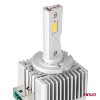 Amio - ΛΑΜΠΕΣ LED D3S/D8R 12V 6.000K 6800lm CAN-BUS D-BASIC SERIES - 2 Τεμ. (03628/AM)