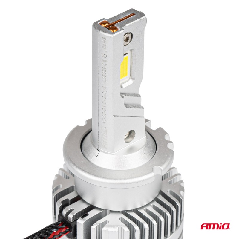 Amio - ΛΑΜΠΕΣ LED D4S/D4R 12V 6.000K 6800lm CAN-BUS D-BASIC SERIES - 2 Τεμ. (03629/AM)