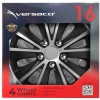 Amio - ΤΑΣΙΑ 16" RAPIDE NC SILVER BLACK- ΣΕΤ 4 ΤΕΜ. ΣΕ ΚΟΥΤΙ (0365/AM)