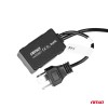 Amio - ΛΑΜΠΕΣ H4 PL-LENS SERIES 9>36V 60W 5.000K 3.800lm LED 2x4575 SMD CAN-BUS ΜΕ ΠΡΟΤΖΕΚΤΟΡΑ - 2 Τεμ. (03667/AM)