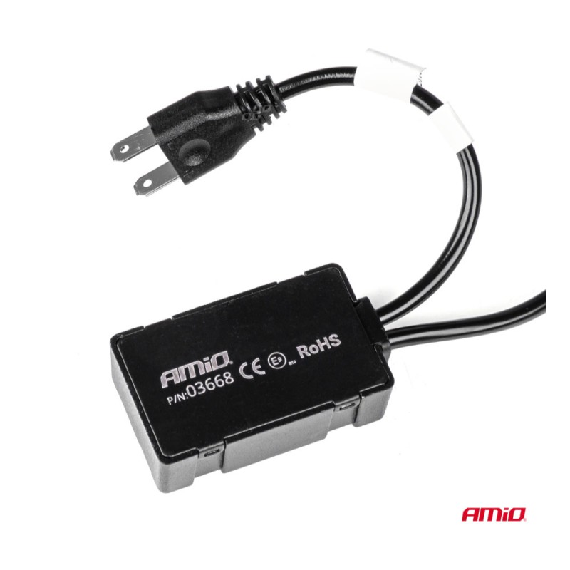 Amio - ΛΑΜΠΕΣ H7 PL-LENS SERIES 9>36V 60W 5.000K 3.800lm LED 2x4575 SMD CAN-BUS ΜΕ ΠΡΟΤΖΕΚΤΟΡΑ - 2 Τεμ. (03668/AM)