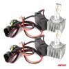 Amio - ΛΑΜΠΕΣ LED D3S/D5R/D8S 12/24V 6000K 9.000lm 50W X ALL IN ONE SERIES CAN-BUS (ΜΕ ΑΝΕΜΙΣΤΗΡΑΚΙ) - 2 ΤΕΜ. (03669/AM)