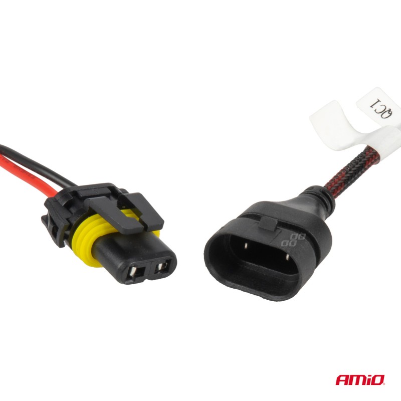Amio - ΛΑΜΠΕΣ LED D3S/D5R/D8S 12/24V 6000K 9.000lm 50W X ALL IN ONE SERIES CAN-BUS (ΜΕ ΑΝΕΜΙΣΤΗΡΑΚΙ) - 2 ΤΕΜ. (03669/AM)