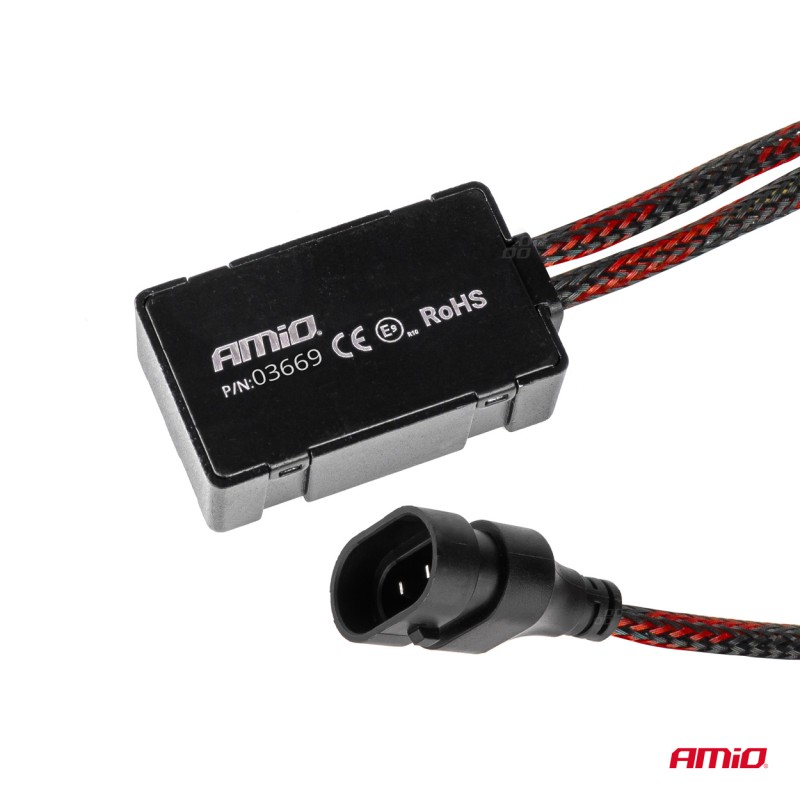 Amio - ΛΑΜΠΕΣ LED D3S/D5R/D8S 12/24V 6000K 9.000lm 50W X ALL IN ONE SERIES CAN-BUS (ΜΕ ΑΝΕΜΙΣΤΗΡΑΚΙ) - 2 ΤΕΜ. (03669/AM)