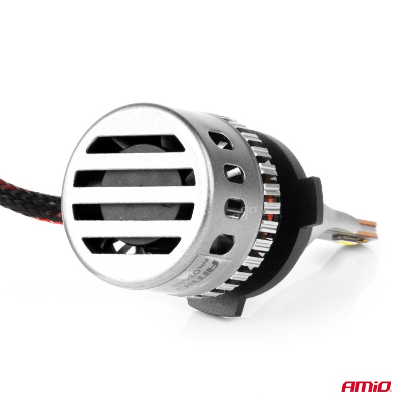 Amio - ΛΑΜΠΕΣ HB4 9006 9-16V 6.000K 5.400lm 60W K3 SERIES LED CAN-BUS ΜΕ ΨΥΚΤΡΑ - 2 ΤΕΜ. (03688/AM)
