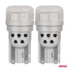 Amio - ΛΑΜΠΑΚΙΑ LED T10 W5W 12/24V 3x3020 SMD LED ΛΕΥΚΟ PURE LIGHT SERIES - 2 ΤΕΜ. (03725/AM)