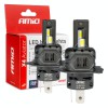 Amio - ΛΑΜΠΕΣ LED H4 12V 44W 6.500K 3.936lm CSP X4 SERIES AVIATOR PLUG & PLAY - 2 ΤΕΜ. (03763/AM)