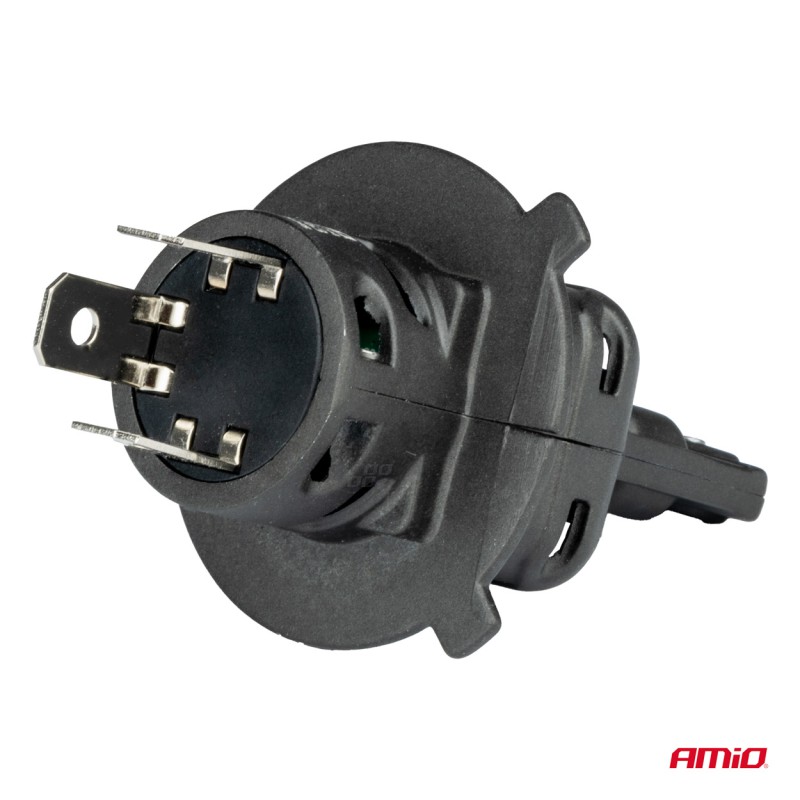 Amio - ΛΑΜΠΕΣ LED H4 12V 44W 6.500K 3.936lm CSP X4 SERIES AVIATOR PLUG & PLAY - 2 ΤΕΜ. (03763/AM)