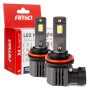 Amio - ΛΑΜΠΕΣ LED H8/H9/H11 12V 44W 6.500K 3.936lm X4 SERIES AVIATOR PLUG & PLAY - 2 ΤΕΜ. (03765/AM)