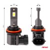 Amio - ΛΑΜΠΕΣ LED H8/H9/H11 12V 44W 6.500K 3.936lm X4 SERIES AVIATOR PLUG & PLAY - 2 ΤΕΜ. (03765/AM)