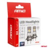 Amio - ΛΑΜΠΕΣ LED H8/H9/H11 12V 44W 6.500K 3.936lm X4 SERIES AVIATOR PLUG & PLAY - 2 ΤΕΜ. (03765/AM)