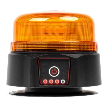 Amio - ΦΑΡΟΣ 12/24V ΠΟΡΤΟΚΑΛΙ 36xSMD LED ΜΑΓΝΗΤΙΚΟΣ ΕΠΑΝΑΦΟΡΤΙΖΟΜΕΝΟΣ ΑΣΥΡΜΑΤΟΣ R65 R10 IP66 123x110mm - 1 ΤΕΜ. (03931/AM)