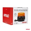 Amio - ΦΑΡΟΣ 12/24V ΠΟΡΤΟΚΑΛΙ 36xSMD LED ΜΑΓΝΗΤΙΚΟΣ ΕΠΑΝΑΦΟΡΤΙΖΟΜΕΝΟΣ ΑΣΥΡΜΑΤΟΣ R65 R10 IP66 123x110mm - 1 ΤΕΜ. (03931/AM)
