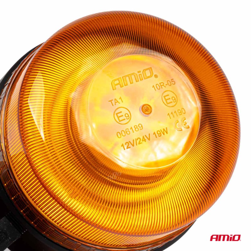 Amio - ΦΑΡΟΣ 12/24V ΠΟΡΤΟΚΑΛΙ 36 LED ΜΑΓΝΗΤΙΚΟΣ ΕΠΑΝΑΦΟΡΤΙΖΟΜΕΝΟΣ ΑΣΥΡΜΑΤΟΣ ΜΕ REMOTE CONTROL 123x110mm - 1 ΤΕΜ. (03932/AM)