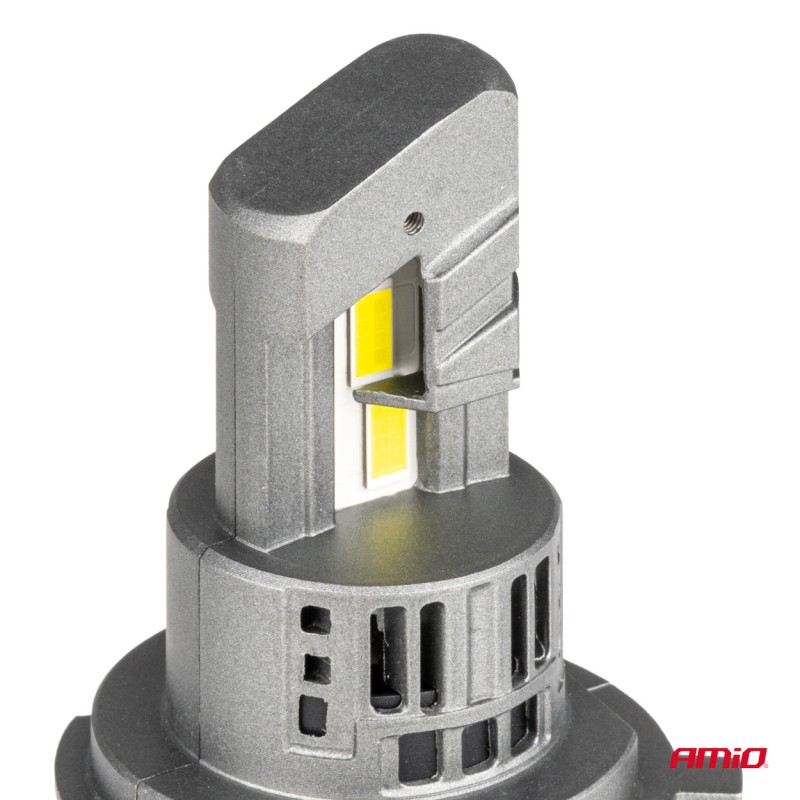 Amio - H4 12V 50W 6.000K 4200LM CSP LED CAN-BUS SERIES X5 WINGER 2ΤΕΜ. (03945/AM)