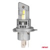 Amio - H4 12V 50W 6.000K 4200LM CSP LED CAN-BUS SERIES X5 WINGER 2ΤΕΜ. (03945/AM)