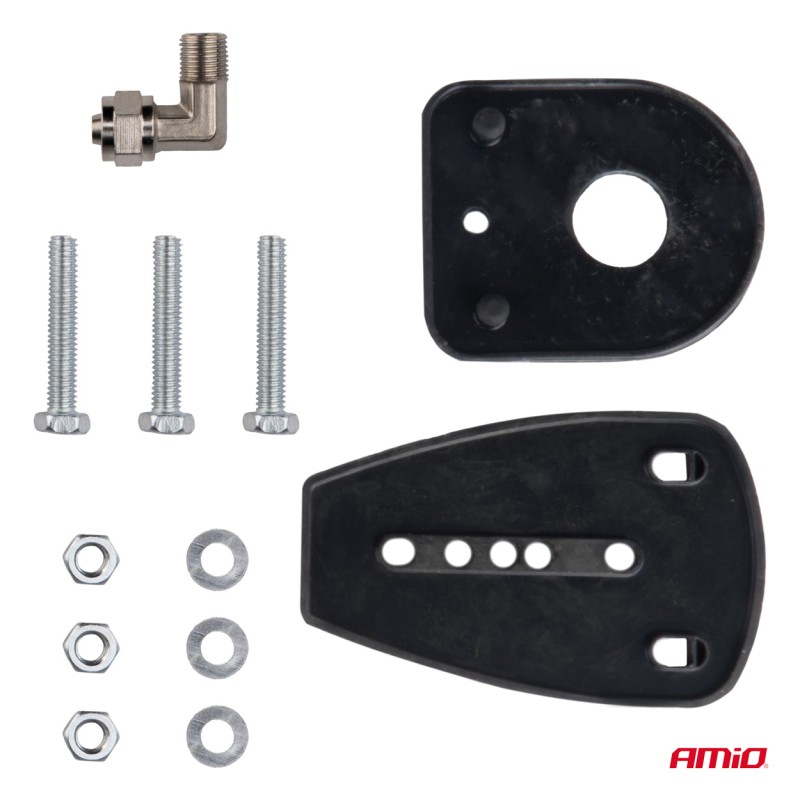 Amio - ΚΟΡΝΑ ΠΝΕΥΜΑΤΙΚΗ ΜΟΝΗ 12/24V 115dB HIGH TONE ΜΗΚΟΣ:520mm ΧΡΩΜΙΟ - 1 ΤΕΜ. (04077/AM)