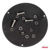 Amio - ΦΑΡΟΣ HEAVY DUTY W28B 12/24V ΠΟΡΤΟΚΑΛΙ 16LED ΒΙΔΩΤΟΣ Υ77mm Φ110mm - 1 τεμ. (04106/AM)