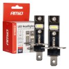 Amio - ΛΑΜΠΕΣ LED H3 12V 60W 6.000K 5.600lm +400% LED CAN-BUS HYBRID SERIES - 2 ΤΕΜ. (04113/AM)