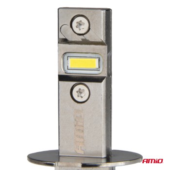Amio - ΛΑΜΠΕΣ LED H3 12V 60W 6.000K 5.600lm +400% LED CAN-BUS HYBRID SERIES - 2 ΤΕΜ. (04113/AM)