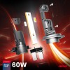 Amio - ΛΑΜΠΕΣ LED H7/H18 12V 60W 6.000K 5.600lm +400% LED CAN-BUS HYBRID SERIES - 2 ΤΕΜ. (04115/AM)