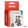 Amio - ΛΑΜΠΕΣ LED H7/H18 12V 60W 6.000K 5.600lm +400% LED CAN-BUS HYBRID SERIES - 2 ΤΕΜ. (04115/AM)
