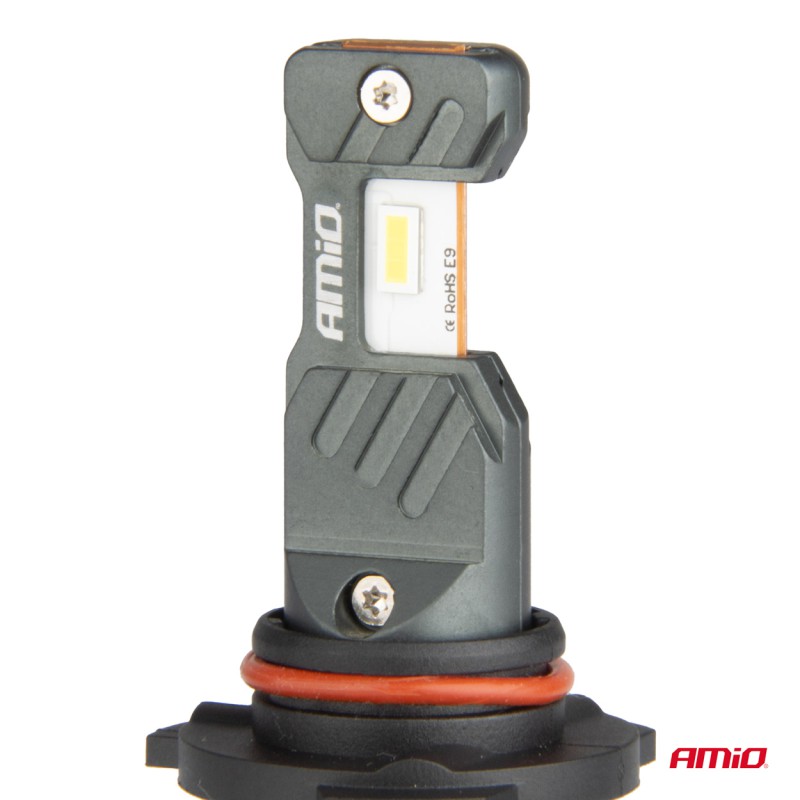 Amio - ΛΑΜΠΕΣ LED HΒ3 9005 / HIR1 / H10 12V 60W 6.000K 5.600lm +400% LED CAN-BUS HYBRID SERIES - 2 ΤΕΜ. (04117/AM)