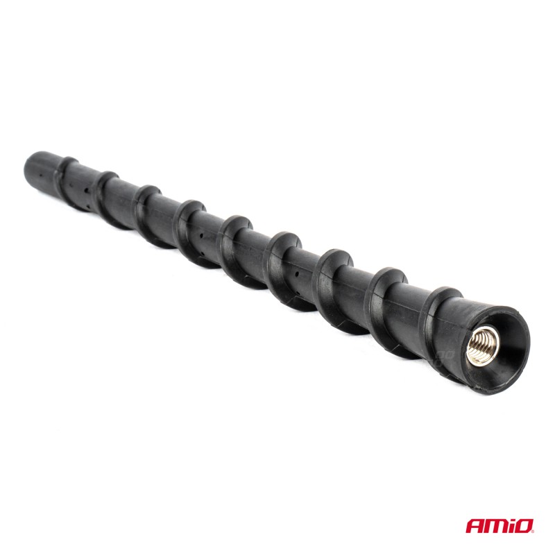 Amio - ΚΕΡΑΙΑ ΟΡΟΦΗΣ ANTM10 18cm ΜΕ 2 ΑΝΤΑΠΤΟΡΕΣ 5-6mm ΜΑΥΡΗ - 1 ΤΕΜ. (04160/AM)