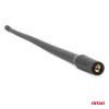 Amio - ΚΕΡΑΙΑ ΟΡΟΦΗΣ ANTM12 33cm ΜΕ 2 ΑΝΤΑΠΤΟΡΕΣ 5-6mm ΜΑΥΡΗ - 1 ΤΕΜ. (04162/AM)