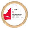 Amio - ΚΑΛΥΜΜΑ ΤΙΜΟΝΙΟΥ SWC-61 (M) 37>39cm ΜΠΕΖ ΜΕ ΤΡΥΠΗΤΟ ΣΧΕΔΙΟ ΣΤΑ ΠΛΑΙΝΑ - 1 ΤΕΜ. (04171/AM)