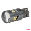 Amio - ΛΑΜΠΑΚΙΑ T10 W5W 12V/24V LED CAN-BUS 16xSMD 2016 ΛΕΥΚΟ ΦΩΣ 5.500K (ΣΕ ΧΡΩΜΑ ΧΡΩΜΙΟΥ) - 2 ΤΕΜ. (04234/AM)
