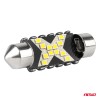 Amio - ΛΑΜΠΑΚΙΑ ΠΛΑΦΟΝΙΕΡΑΣ 39mm 12/24V C5W 5500K 12xSMD 2016 CAN-BUS FESTOON (ΛΕΥΚΟ) - 2 ΤΕΜ. (04237/AM)