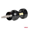 Amio - ΛΑΜΠΑΚΙΑ LED T15 W16W 12V/24V LED CAN-BUS 15xSMD 2835 ΛΕΥΚΟ ΦΩΣ 5.500K (ΣΕ ΧΡΩΜΑ ΜΑΥΡΟ) - 2 ΤΕΜ. (04245/AM)