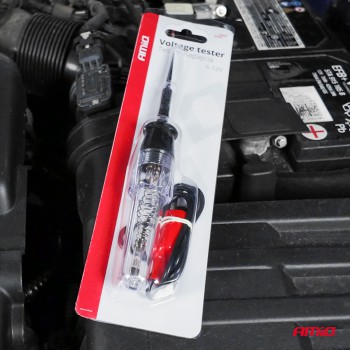 Amio - ΔΟΚΙΜΑΣΤΙΚΟ ΜΕΤΑΛΛΙΚΟ ΚΑΤΣΑΒΙΔΙ 6/24V (ΑΚΙΔΑ) ΜΕ ΚΑΛΩΔΙΟ ΚΑΙ ΚΡΟΚΟΔΕΙΛΑΚΙ - 1 ΤΕΜ. (04272/AM)