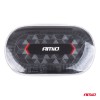 Amio - ΦΑΡΟΣ/ΣΤΡΟΜΠΟ ΜΠΑΡΑ R65 R10 12/24V 26W LED ΠΟΡΤΟΚΑΛΙ 10 ΧΡΗΣΕΩΝ ΜΕ ΜΑΓΝΗΤΙΚΗ ΒΑΣΗ 326x186x63mm - 1 ΤΕΜ. (04369/AM)