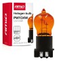 Amio - Λάμπα Αλογόνου PWY24W 12V 24W Amber (Πορτοκαλί) Βάση WP3.3x14.5-4 για Φλας  - 1 τεμ.(04410/AM)