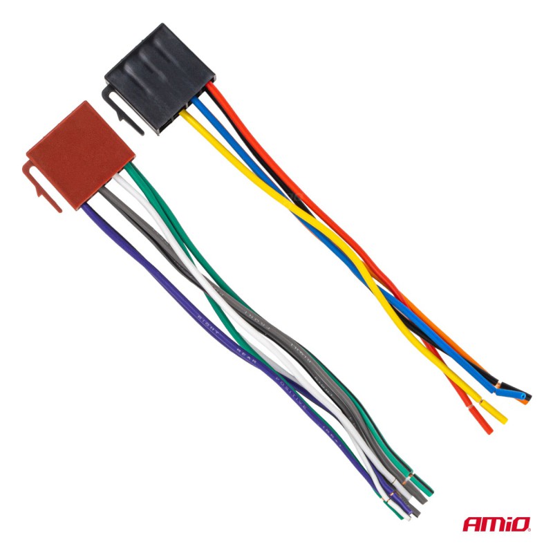 Amio - Φίσσα ISO Θηλυκή 12V έως 5A – CCA, Για Ηλεκτρικές & Φωτιστικές Εγκαταστάσεις Οχημάτων - 1 τεμ. (04444/AM)