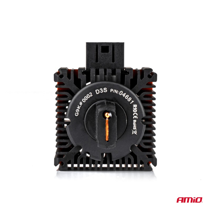 Amio - Λαμπτήρες LED Φώτων Εμπρός τύπου D3S βάση PK32d-5 τάση λειτουργίας 12V απόδοσης 176W (14424lm) XD PRO Series FULL CANBUS 6500K με ψύκτρα Plug & Play για Επιβατικά Αυτοκίνητα - 2 τεμ. (04679/AM)