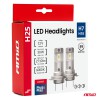 Amio - Λαμπτήρες LED Φώτων Εμπρός τύπου H7/H18 βάση PX26d/PY26d-1 τάση λειτουργίας 12V απόδοσης 30W (2710lm) Series H25 CANBUS 6000K για Επιβατικά Αυτοκίνητα - 2 τεμ. (04712/AM)
