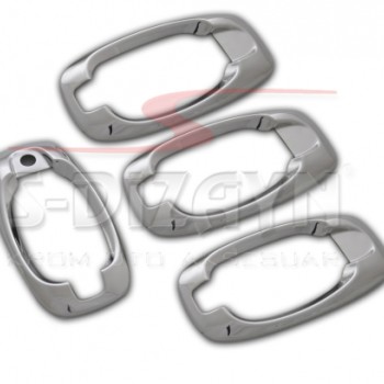 ΧΕΡΟΥΛΙΑ ΠΟΡΤΑΣ ΓΙΑ FIAT FIORINO/QUBO 2008+ ΠΛΑΙΣΙΟ ΓΙΑ  ΧΡΩΜΙΟ ΜΕΤΑΛΛΙΚΟ 4ΤΕΜ.